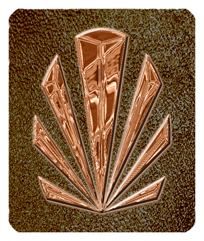 DF35-602-CP-SH-BR Copper Sunburst Shimmer Brown